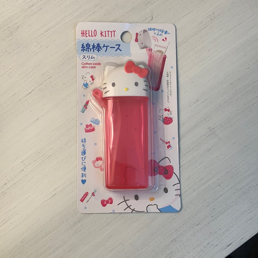 Sanrio Hello Kitty Cotton Swab Slim Case